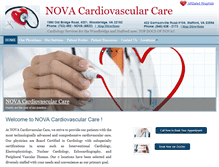 Tablet Screenshot of novacardiocare.com